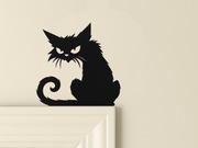 Figurka "Upiorny Kot" na Drzwi lub Nad Wejście. Dekoracja na Halloween