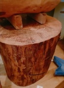 Pieniek stolik kawowy drewno