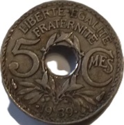 Francja 5 centymów z 1939 roku - OBEJRZYJ MOJĄ OFERTĘ