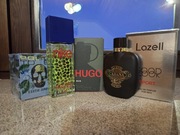 Zestaw perfum męskich 5 szt. Hugo Boss, Police, Nike, Cabana, Lazell