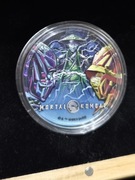 5$ Niue 2022 MORTAL KOMBAT 2oz Ag 999 Antique Finish, HR, 500szt 