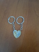 Breloczki dla zakochanych przyjaciół kotki