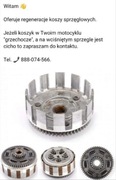 Regeneracja kosz sprzęgłowy Yamaha, Honda, Suzuki