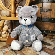 Pluszowy miś ręcznie robiony "Ignaś"