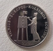 Litwa 1 lit, 2009 Wilno - Europejska Stolica Kultury