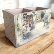 Pojemnik na długopisy, ołówki, kredki akcesoria szkolne handmade