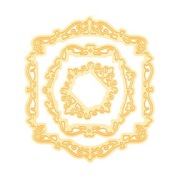 Wykrojnik Ramki ozdobne prostokąt.