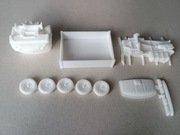 UAZ 452 bez plandeki 1:72 wydruk 3D