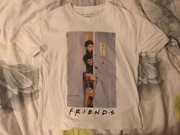 luźna bluzka koszulka tshirt oversize nadruk serial przyjaciele friends