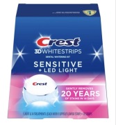 Crest 3D Whitestrips SENSITIVE + LED Light | Paski Wybielanie do Zębów