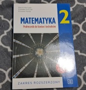 PODRĘCZNIK matematyka 2 NOWY zakres rozszerzony Pazdro Kurczab Liceum
