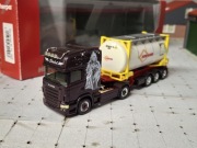 Herpa Scania R z tank-kontenerem Stezl