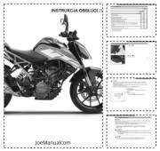 KTM 125 Duke Operation Manual Instrukcja obsługi i konserwacji PL