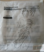 Ochraniacz wodoodporny na gips,bandaż długie ramię, dorosły