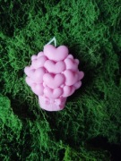 Piękna ręcznie robiona świeca sojowa 