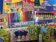 Artykuły biurowe i szkolne Mix Farby Kalkulatory Flamastry Paczki M Nowe