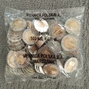 5 złotych Opactwo Benedyktynów w Tyńcu woreczek menniczy 