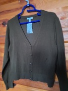 Sweterek damski khaki rozpinany S H&M