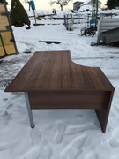 Duży Zestaw Mebli Biurowych: Biurko Narożne, Szafa 220cm + GRATIS