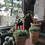 Postać z bajki Mamusia Muminka witraż 