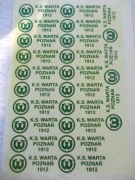 K.S.WARTA Poznań kalki wodne