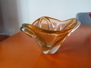 Waza miska szkło artystyczne  Czechy