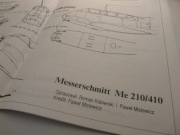 Plany Arkusz Messerschmitt Me 210/410