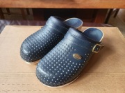 Scholl Clog bdb klapki chodaki 37 granatowe