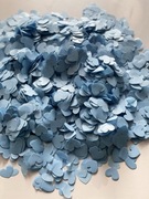 Konfetti niebieskie serca, Konfetti Baby Shower, Konfetti serca do balonów