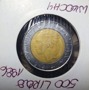 500  LIRÓW  1986  WŁOCHY  