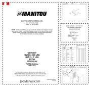 Manitou MLT630 634 120 LSU MLT731 T LSU MT732 Series B-E2 Katalog części