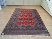 Niespotykana ręcznie tkana pakistańska Buchara 145x220cm