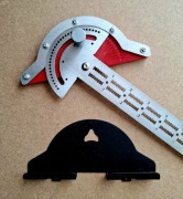 Liniał stolarski nastawny 