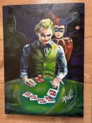 obraz na płótnie – Joker, Harley Quinn, Batman | ręcznie malowany