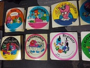 Naklejki różne na zeszyt 57 sztuk