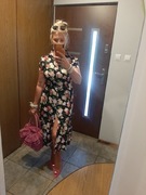 Sukienka-szmizjerka, kobieca i urocza, CROPP, rozm.M,  wiskoza