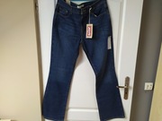 Jeansy damskie Levi's 515 granatowe roz 6S