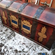 Kufer użytkowy antyk