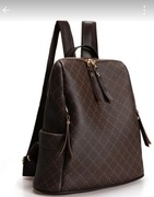 Plecak damski, zapinany na suwak 