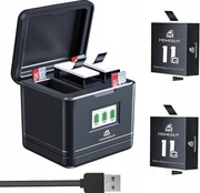 Ładowarka 2 baterie 1800mAh do GoPro 9 10 11 12 