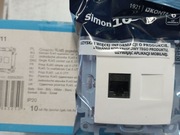 Gniazdo komputerowe Rj45 pojedyncze SIMON 10 