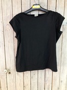 NEXT, koszulka/ bluzka, czarna, krótki rękaw, damska roz. 3XL/ 46