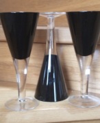 Kieliszki duże ametystowe 3szt.