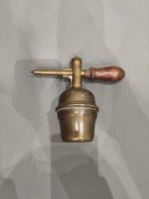 Stara oliwiarka mosiężna 14 cm