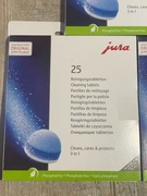 TABLETKI CZYSZCZĄCE 3-FAZOWE DO EKSPRESU DO CZYSZCZENIA JURA 25 SZT