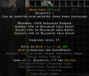 Project Diablo 2 Sezon 13 Runa Ohm