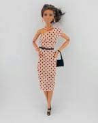 Suknia sukienka ubranko dla lalek Barbie zestaw 9 elementów handmade