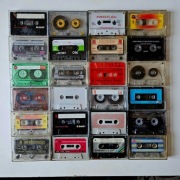 Pudełka Kaset Magnetofonowych Ozdoba Dekoracja 24szt #2