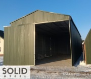 Hala stalowa/ wiata na maszyny / konstrukcja na wymiar / garaż blaszany