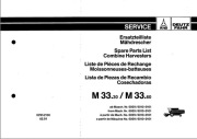 Katalog części kombajn deutz fahr M 33.30, M 33.60